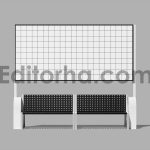 موکاپ بیلبورد تبلیغاتی روی نیمکت5