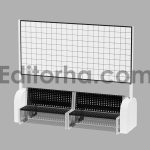 موکاپ بیلبورد تبلیغاتی روی نیمکت6