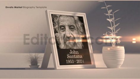 دانلود پروژه آماده پریمیر: اینترو درگذشتگان همراه با موسیقی Biography