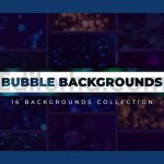 دانلود پروژه آماده افترافکت: 16 بک گراند حباب متحرک Bubble Backgrounds
