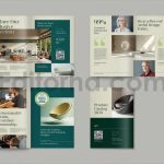 دانلود فایل لایه باز کاتالوگ مبل و صندلی Catalog Brochure Template Design