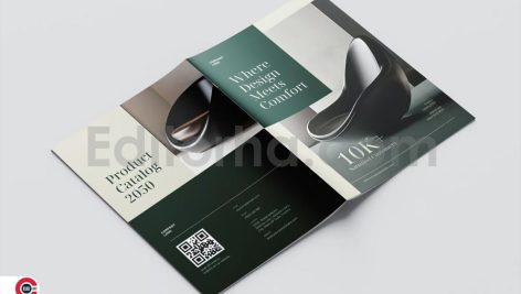 دانلود فایل لایه باز کاتالوگ مبل و صندلی Catalog Brochure Template Design