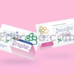 دانلود لایه باز کارت ویزیت رنگی مدرن خلاقانه Colorful Creative Modern Business Card