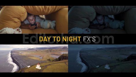 دانلود پریست افترافکت: پریست تبدیل روز به شب Day to Night Effects