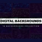 دانلود پروژه آماده افترافکت: بک گراند دیجیتال Digital Backgrounds