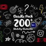 دانلود پروژه آماده پریمیر: مجموعه اشکال طراحی دست متحرک Doodle Pack