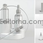 موکاپ بطری قطره ای