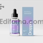 موکاپ بطری قطره چکان