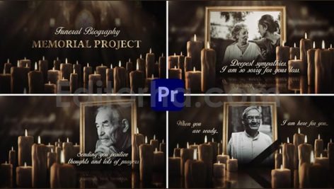 دانلود پروژه آماده پریمیر: کلیپ مراسم ختم Funeral Biography | Memorial Project