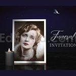 دانلود پروژه آماده افترافکت: دعوت ترحیم و سالگرد فوت Funeral Invitation |