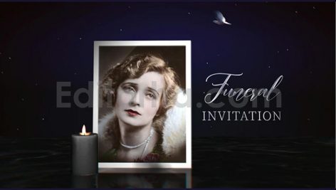 دانلود پروژه آماده افترافکت: دعوت ترحیم و سالگرد فوت Funeral Invitation |