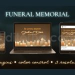 دانلود پروژه آماده افترافکت: کلیپ مراسم ختم FUNERAL MEMORIAL