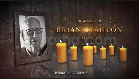 دانلود پروژه آماده افا: کلیپ درگذشتگان Funeral Memorial Biography