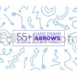 دانلود پروژه آماده پریمیر: پکیج فلش کشیده شده با دست Hand Drawn Arrow Pack