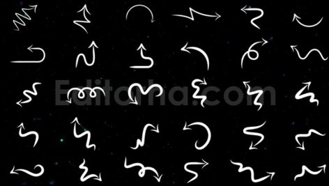 دانلود پروژه آماده افترافکت: پکیج فلش متحرک Hand Drawn Arrows Pack