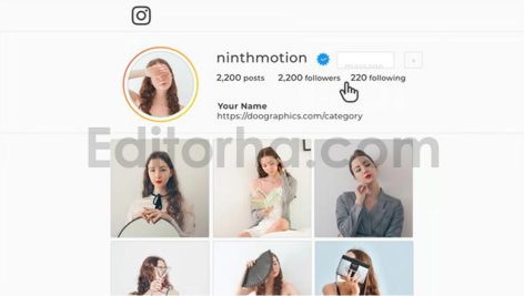 دانلود پروژه آماده افترافکت: تیزر معرفی پیج اینستاگرام Instagram Intro