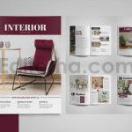 دانلود فایل لایه باز کاتالوگ طراحی داخلی Interior Magazine
