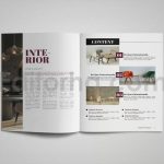 دانلود فایل لایه باز کاتالوگ طراحی داخلی Interior Magazine