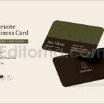 دانلود لایه باز کارت ویزیت مدرن Kazenote - Business Card