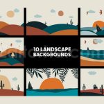 دانلود پروژه آماده افترافکت: بک گراند منظره Landscape Backgrounds
