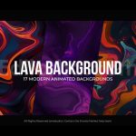 دانلود پروژه آماده افترافکت: بک ‌گراند با طرح گدازه Lava Backgrounds