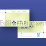 دانلود لایه باز کارت ویزیت پزشکی Medical Business Card
