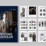 دانلود فایل لایه باز کاتالوگ لباس مردانه Menswear Catalog Template