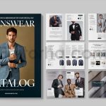 دانلود فایل لایه باز کاتالوگ پوشاک مردانه Menswear Clothing Catalog