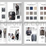 دانلود فایل لایه باز کاتالوگ لباس مردانه Menswear Catalog Template