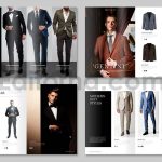 دانلود فایل لایه باز کاتالوگ لباس مردانه Menswear Catalog Template