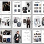 دانلود فایل لایه باز کاتالوگ لباس مردانه Menswear Catalog Template