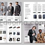 دانلود فایل لایه باز کاتالوگ پوشاک مردانه Menswear Clothing Catalog