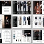 دانلود فایل لایه باز کاتالوگ لباس مردانه Menswear Catalog Template