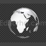 دانلود موشن گرافیک انیمیشن آلفا کره زمین در حال چرخش