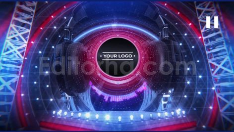 دانلود پروژه آماده افترافکت: لوگو موزیک Music Logo Intro
