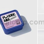 دانلود موکاپ جعبه پلاستیکی Plastic Box Mockup
