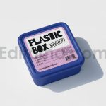 دانلود موکاپ جعبه پلاستیکی Plastic Box Mockup