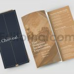 دانلود لایه باز منو سه لت (تاشو) رستوران Restaurant Trifold Menu