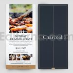 دانلود لایه باز منو سه لت (تاشو) رستوران Restaurant Trifold Menu