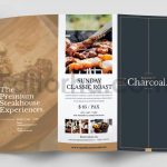 دانلود لایه باز منو سه لت (تاشو) رستوران Restaurant Trifold Menu
