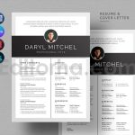 دانلود فایل لایه باز رزومه ساده Resume