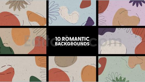 دانلود پروژه آماده افترافکت: بک گراند عاشقانه Romantic Backgrounds