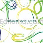 دانلود بک گراند لایه باز خطوط مواج تابستانی Summer Wavy Lines