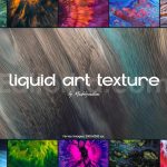 دانلود تکسچر مایع با طیف‌های رنگی متنوع Liquid Art Textures