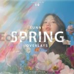 دانلود اورلی‌های دیجیتال با جلوه‌ های نور خورشید بهاری Sunny Spring Overlays