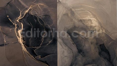 دانلود رایگان تکسچر انتزاعی جوهر سیاه Abstract Black ink textures
