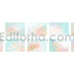 دانلود اورلی‌ های دیجیتال با الهام از هاله بهاری Spring Aura Overlays
