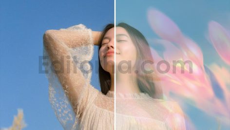 دانلود اورلی‌ های دیجیتال با الهام از هاله بهاری Spring Aura Overlays