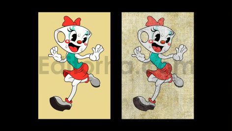دانلود تکسچر گرانج هافتون Grunge Halftone Textures