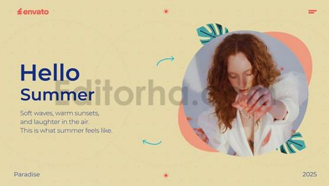 دانلود پروژه آماده افترافکت: اسلایدشو تابستانی Vibrant Summer Slideshow
